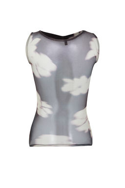 Siyah Soyut Desenli Buzgu/Drape Detayl? Regular/Normal Kal?p Kay?k Yaka Bluz TWOSS24BZ00544 - Trendyolmilla фото 8