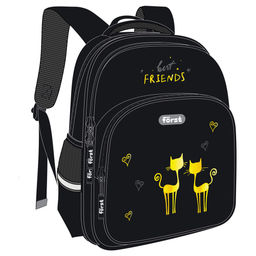 Рюкзак F?rst F-Comfy "Best friends" (FT-RS-092403) 38*29*15см, 2 отделения, 3 кармана, анатомическая спинка