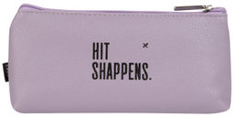 Пенал-косметичка 1 отделение LOREX SHAPPENS 210х45х100 мм сиреневый, кож/зам