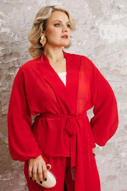 Костюм Anastasia 1063.1 рубиновый красный фото 12