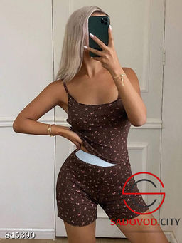 Пижама женская с принтом - Bruno фото 2