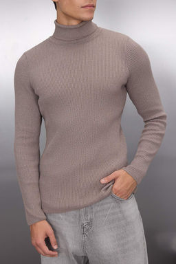 TRENDYOL MAN Lacivert Slim Fit Pamuklu Bal?kc? Yaka Fitilli Orgu Kazak TMNAW20MG0031 - Trendyolmilla фото 96