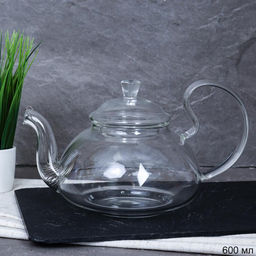 Чайник заварочный 600 мл с ситом в носике / F-562 /уп 48/
