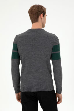 Мужской свитер антрацитового меланжа Неожиданная скидка в корзине - U.s. polo assn фото 5