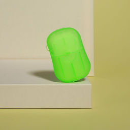 Цена за 6 шт. Мыло листовое, в пластинах, 18 ( 2) шт, в футляре, цвет зелёный - Onlitop фото 4