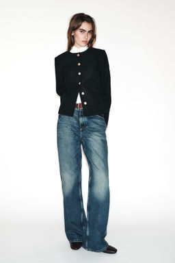 FITTED ROUND NECK BLAZER - Zara фото 10