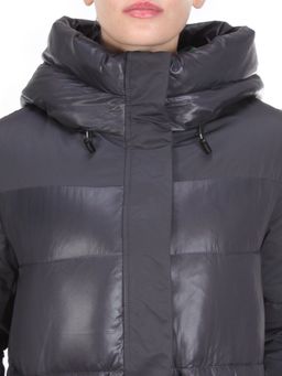 8986 DARK GRAY Пальто зимнее женское CORUSKY (200 гр. холлофайбера) - Fashion фото 10