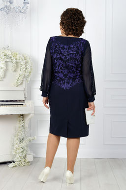Платье Ninele 7431-Р темно-синий - Mira fashion фото 899