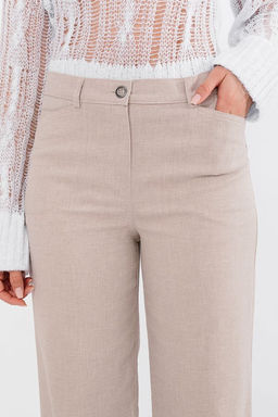 NOBBY, Женские брюки 4230-3 (бежевый лён)
