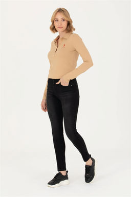 Женские черные джинсовые брюки Неожиданная скидка в корзине - U.s. polo assn фото 3