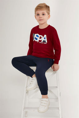 U. S. Polo Assn Бордовый пижамный комплект для мальчика - U.s. polo assn фото 3