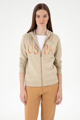 Kad_n A__k Haki Basic Kap__onlu Sweatshirt