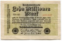 Банкнота 2000000 марок 1923 года Германия