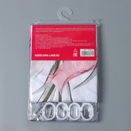 Штора для ванной Доляна «Нежность», 180×180 см