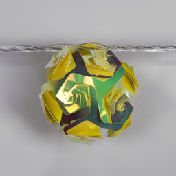 Гирлянда Нить 4.5 м с насадками Цветочные шары, IP20, прозрачная нить, 15 LED, свечение тёплое белое, 220 В - Luazon lighting фото 3