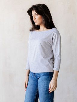 РАСПРОДАЖА Лонгслив Дарлинг_ О23/светло-серый - Ihomelux фото 6