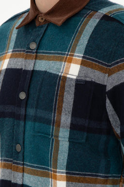 Мужская темно-зеленая рубашка с длинным рукавом Неожиданная скидка в корзине - U.s. polo assn фото 7