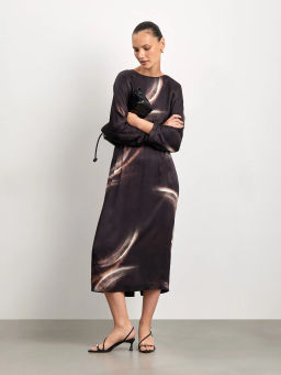 EMKA / Акцентное платье из 100% вискозы  фото 2