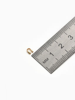 Цена за 3 шт. Протектор для защиты тросика 5?4 мм (набор 50 шт.), цвет золото