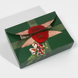 Коробка сборная Новогодняя посылка, 28 х 18 х 8 см - Дарите счастье фото 5