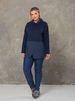 Блузка 1440 темно-синий - Novita фото 8