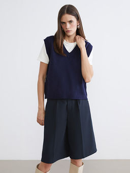 V Yaka Kad?n Triko S?veter