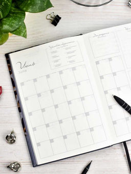 Ежедневник недатированный ESCALADA, А5, 160 л., арт. 64214/ 15 ЛЕОПАРД СЕРЫЙ  фото 19