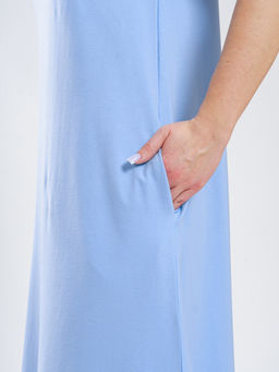 970 Платье-мантия из турецкого хлопка с лайкрой пенье - Svetekst фото 11