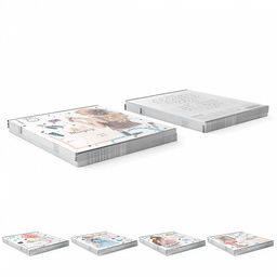 Цена за 10 шт. Тетрадь школьная ученическая ErichKrause Fashion Girl, 24 листа, линейка, выборочный УФ-лак с глиттером (в плёнке по 10 шт.)_MIX-PACK фото 9