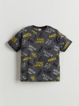 Bisiklet Yaka Erkek ?ocuk ?ortlu Pijama Tak?m?