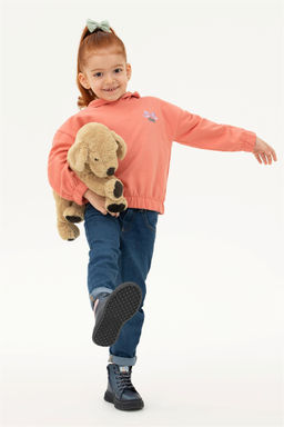 U. S. Polo Assn Толстовка с капюшоном цвета лосося для девочек - U.s. polo assn фото 5