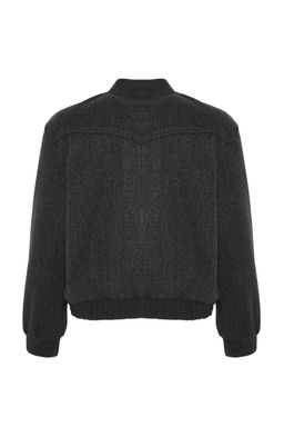 TRENDYOLMILLA Antrasit Kase Bomber Ceket Mont TWOAW25MO00070  фото 7