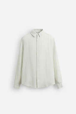 100% LINEN SHIRT - Zara фото 31