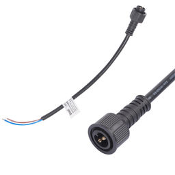 UCX-LD2/L52-0.25M/M7 DC24V BLACK Провод, 25см, для подключения линейных прожекторов 24V серии L52, L53 к блоку питания. Разъем "папа". TM Uniel