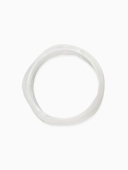 Браслет манжет акрил "Тренд", цвет белый