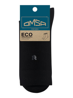 (Omsa) Eco 406 нос.муж., эконом, с рисунком "зиг-заг" (ЧЗ)