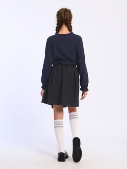 Лонгслив Анечка серо-голубой Ладошки  фото 45