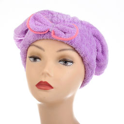 Чалма для сушки волос Доляна, микрофибра, цвет МИКС фото 5