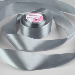 Лента атласная, 50 мм, 23±1 м, серая №59