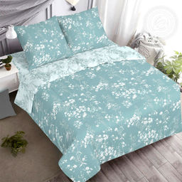 Постельное белье Бэлла (поплин DE LUXE) 1,5 сп./Пододеяльник: 1 шт. - 215*145; Простыня: 1 шт. - 215*150; Наволочка: 2 шт. - 70*70; DE LUXE