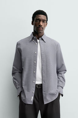COTTON CHECKS SHIRT - Zara фото 12