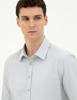 Рубашка Pierre Cardin Slim Fit серая