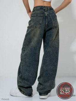 Женские базовые джинсы Багги - Bruno фото 2