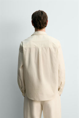 CAMISA REGULAR FIT POPEL?N LIMITED EDITION / Crudo - Zara фото 3