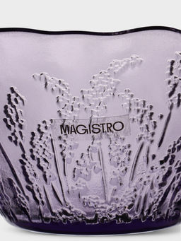 Салатник Magistro «Французская лаванда», 470 мл, 13.7×7 см, стекло, сиреневый