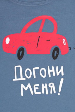 КП 300871/небесно-голубой(машинка) фуфайка яс - Crockid фото 2