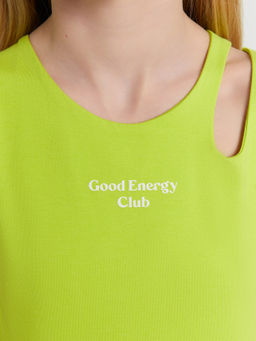 Комплект для девочек салатовый: велосипедки и топ - Mark formelle фото 6