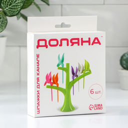 Набор для канапе Птицы, на подставке, 6 шпажек, цвет МИКС - Доляна фото 4