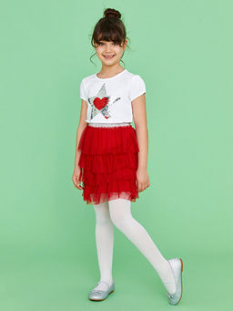 Beli Lastikli F?rf?rl? K?z ?ocuk Etek - Waikiki фото 3