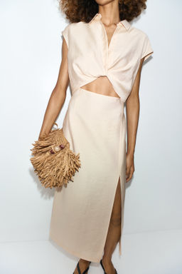 Vestido camisero cut-out - H&m фото 5